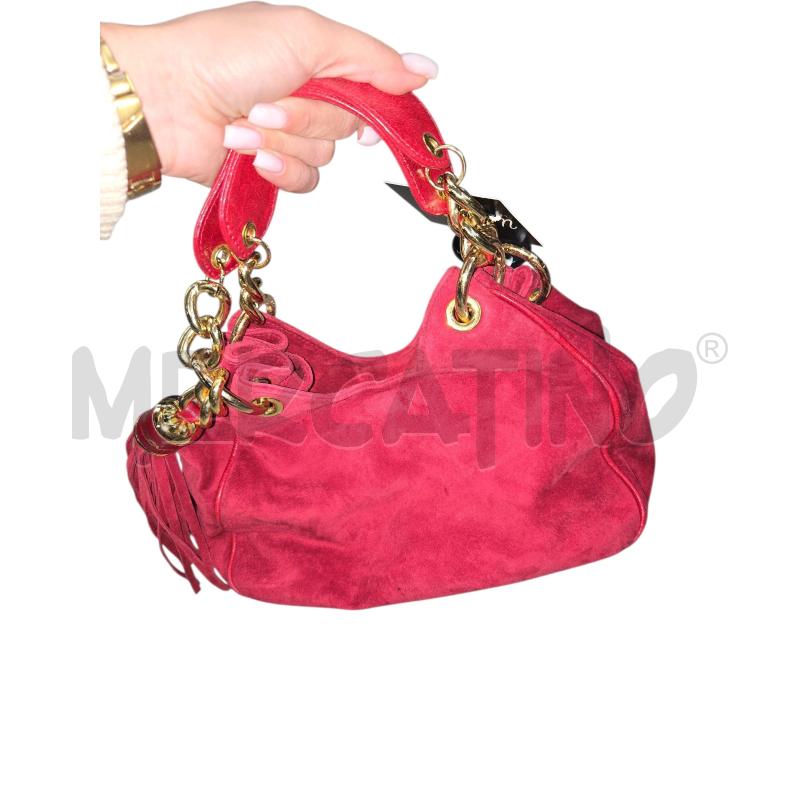 BORSA BRACCIALINI SUEDE BORDEAUX | Mercatino dell'Usato Arcore 1