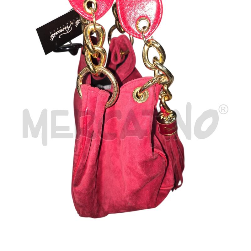 BORSA BRACCIALINI SUEDE BORDEAUX | Mercatino dell'Usato Arcore 2