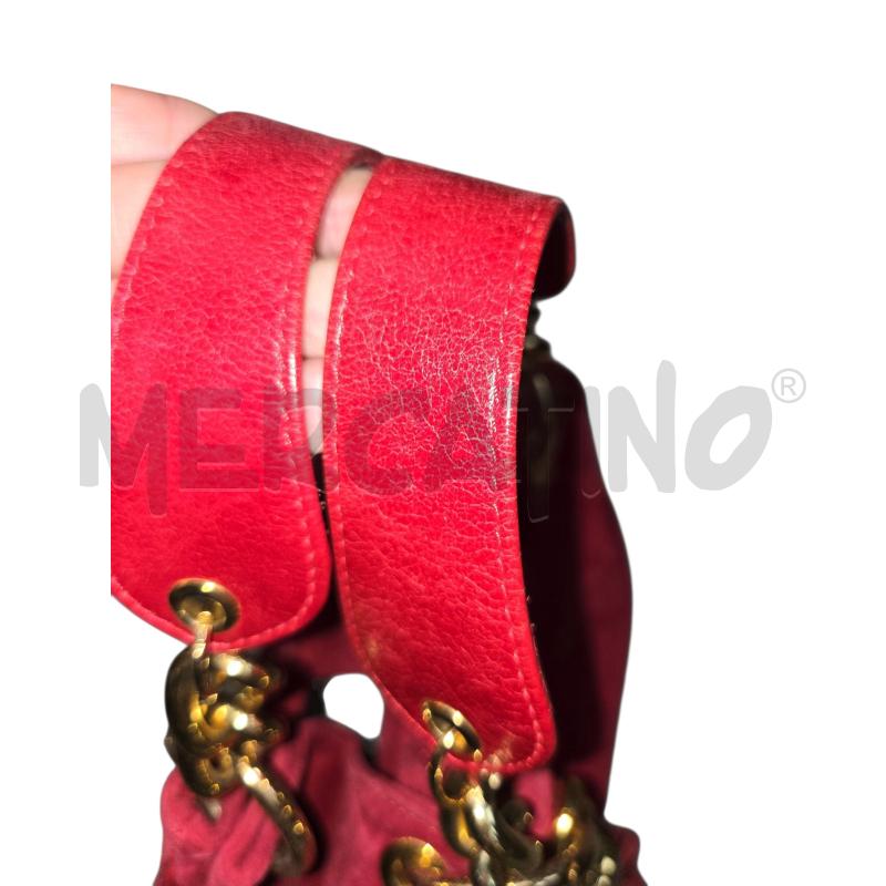 BORSA BRACCIALINI SUEDE BORDEAUX | Mercatino dell'Usato Arcore 3