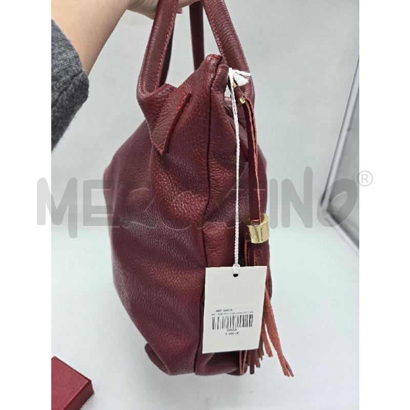 BORSA DONNA BEATRICE D'ESTE BORDEAUX NEW  | Mercatino dell'Usato Arcore 3