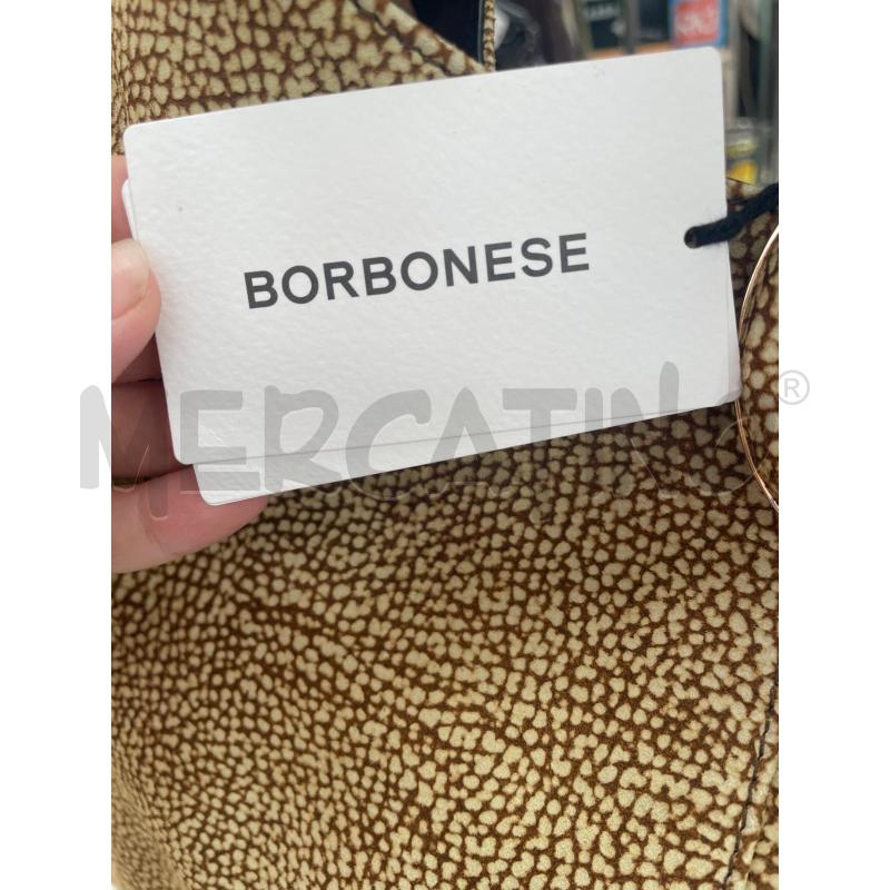 BORSA DONNA BORBONESE HOBO LARGE STAMPA CLASSICA | Mercatino dell'Usato Arcore 2