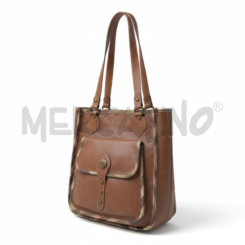 BORSA DONNA BURBERRY PELLE DA LAVORO | Mercatino dell'Usato Arcore 1