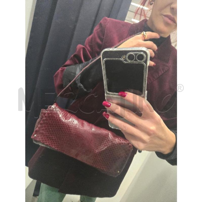 BORSA DONNA FRATELLI ROSSETTI BORDEAUX | Mercatino dell'Usato Arcore 1