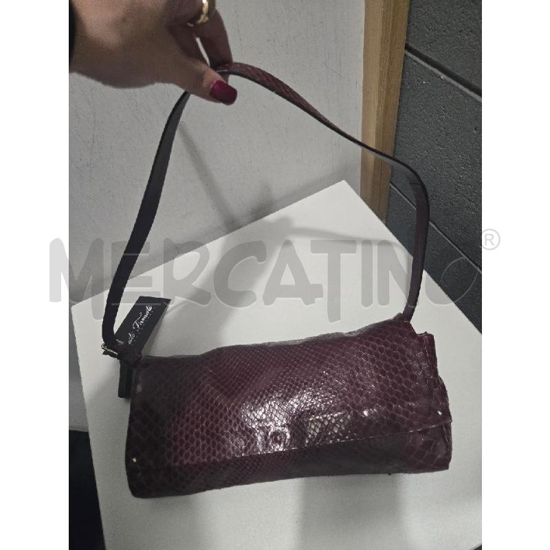 BORSA DONNA FRATELLI ROSSETTI BORDEAUX | Mercatino dell'Usato Arcore 2