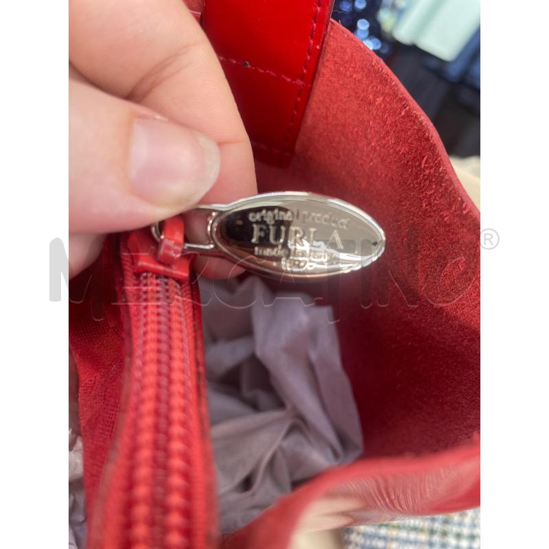 BORSA DONNA FURLA ROSSA | Mercatino dell'Usato Arcore 3