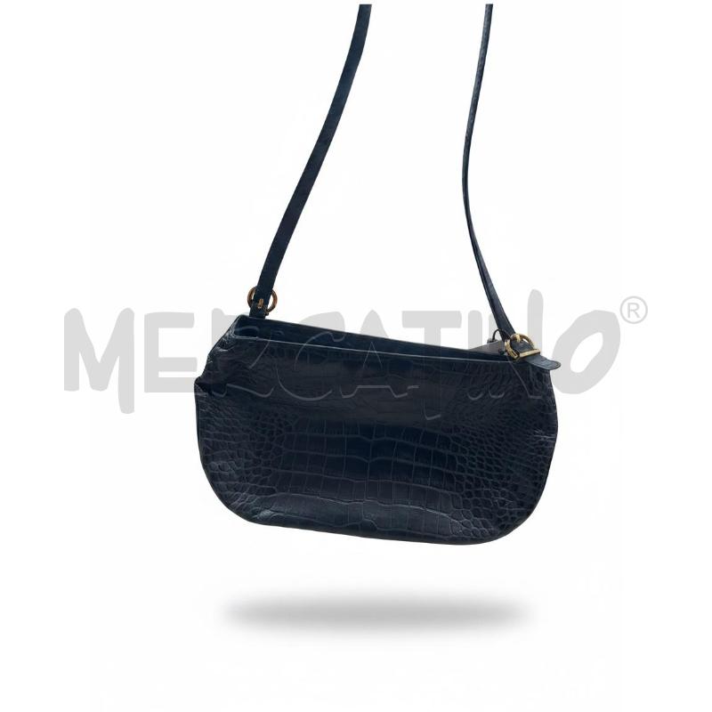 BORSA DONNA GAI MATTIOLO BLU STRUZZO | Mercatino dell'Usato Arcore 1