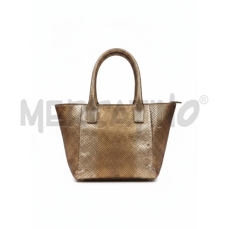 BORSA DONNA GASPINO DORATO PITONE | Mercatino dell'Usato Arcore 1