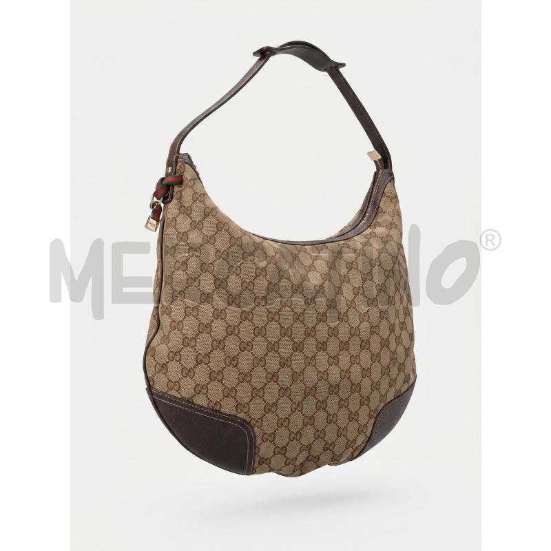 BORSA DONNA GUCCI HOBO IN TELA  | Mercatino dell'Usato Arcore 1