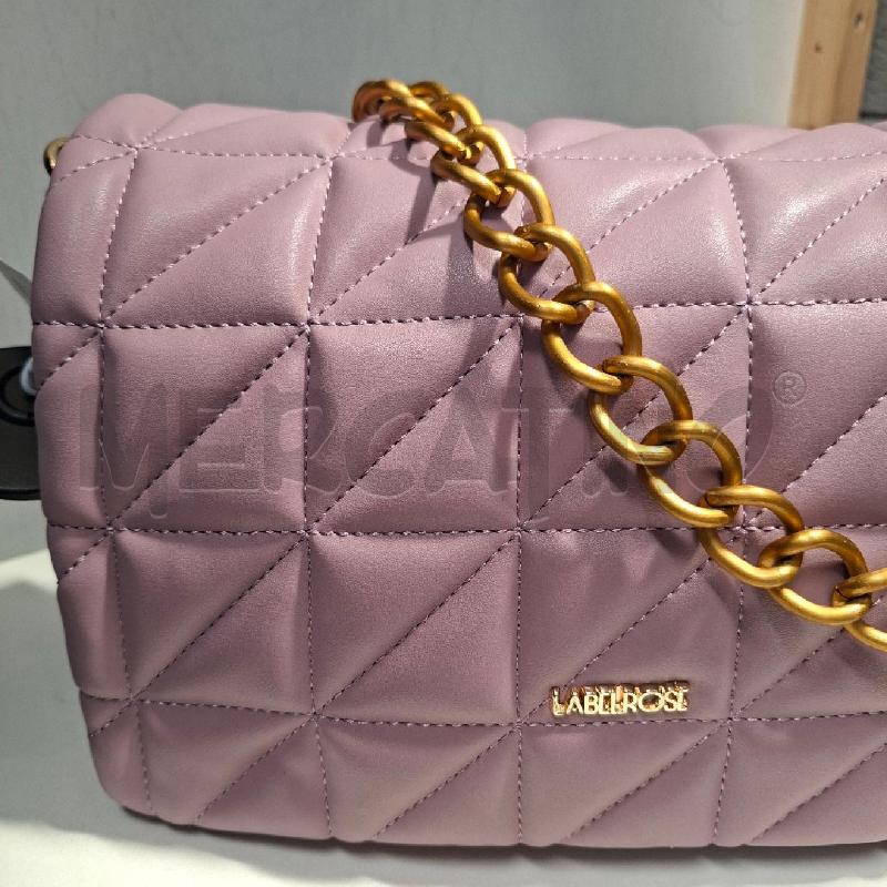 BORSA DONNA LABEL ROSE LILLA  | Mercatino dell'Usato Arcore 2