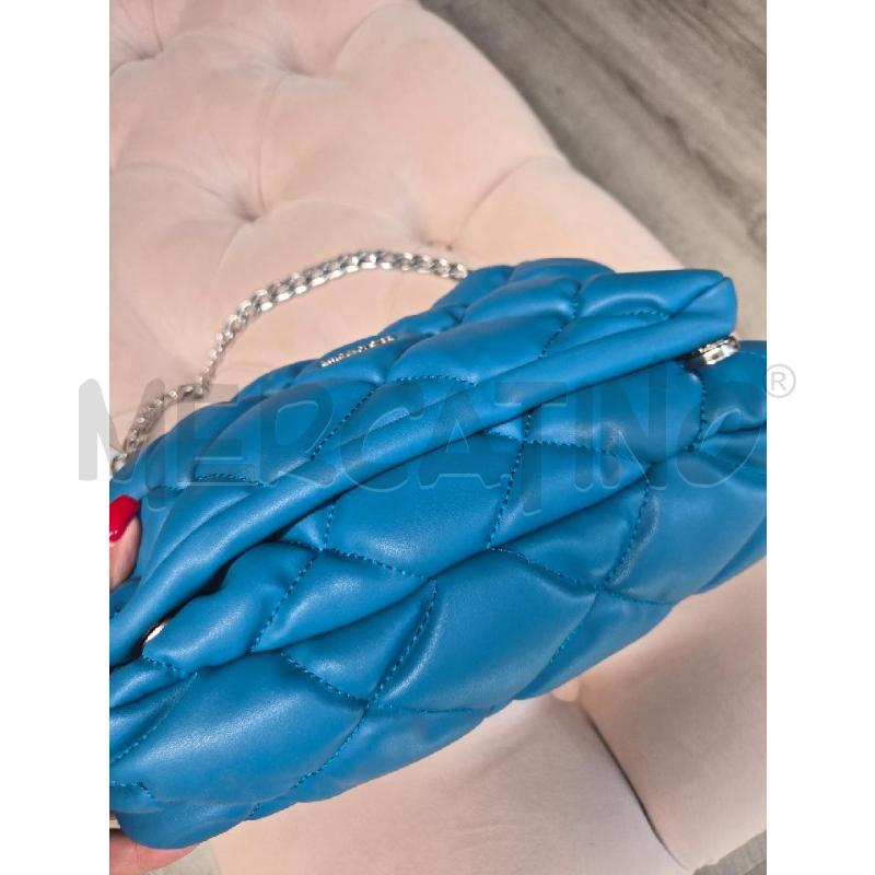 BORSA DONNA LABEL ROSE VERDE PETROLIO | Mercatino dell'Usato Arcore 3
