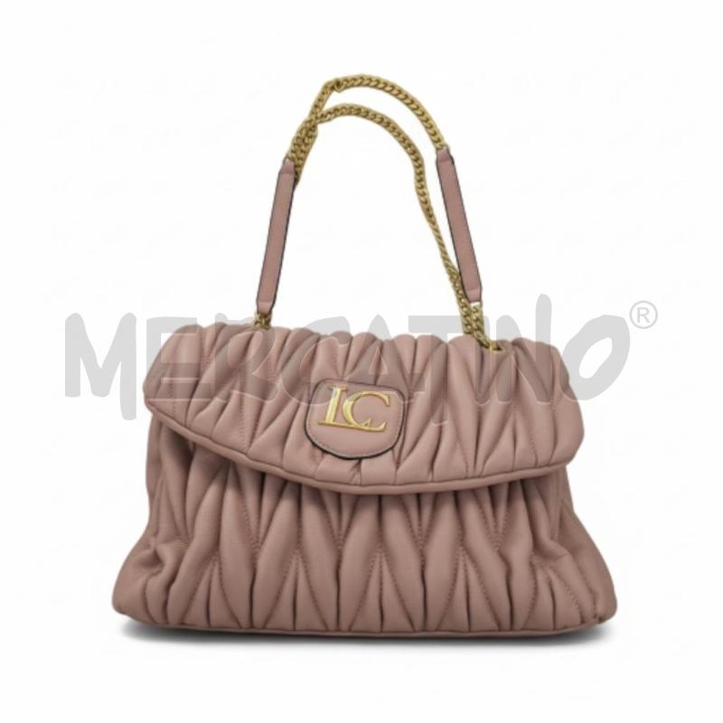 BORSA DONNA LA CARRIE ROSA NAPPA | Mercatino dell'Usato Arcore 1