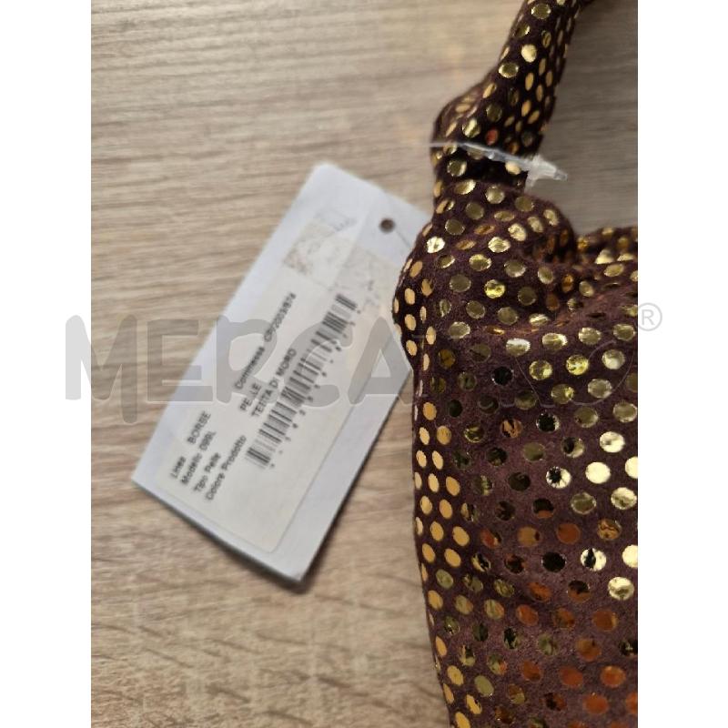 BORSA DONNA MARIELLA BURANI CIOCCO ORO NEW  | Mercatino dell'Usato Arcore 3