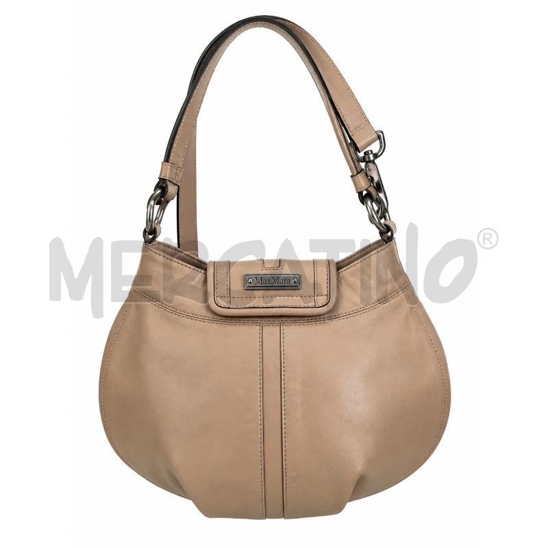 BORSA DONNA MAXMARA BEIGE PELLE | Mercatino dell'Usato Arcore 1