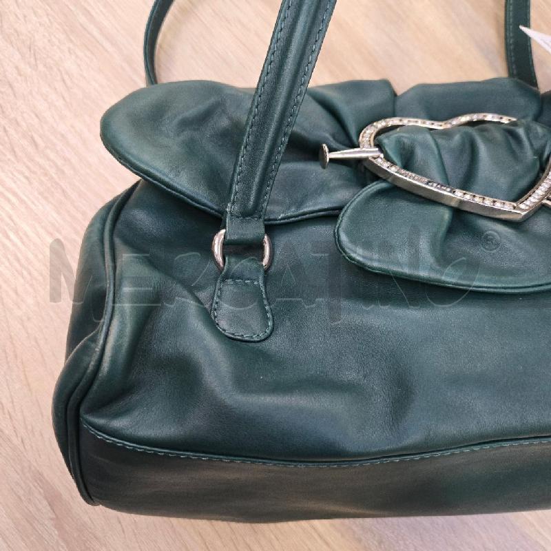 BORSA DONNA MOSCHINO JEANS VERDE BOSCO | Mercatino dell'Usato Arcore 2