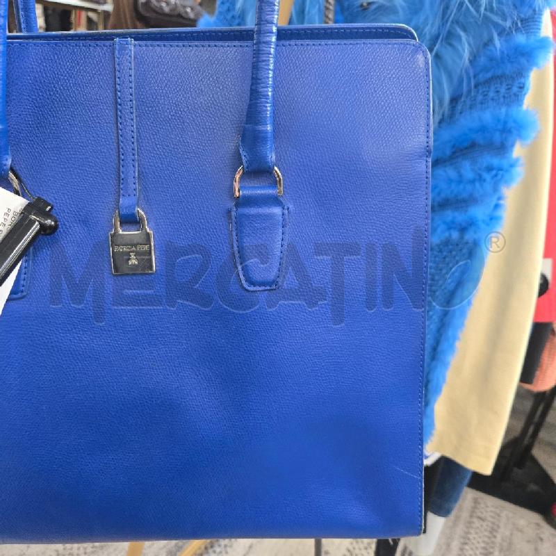BORSA DONNA PATRIZIA PEPE BLU | Mercatino dell'Usato Arcore 2