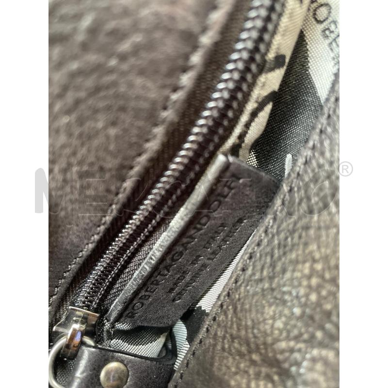BORSA DONNA ROBERTA GANDOLFI NERA FIOCCO CENTRALE  | Mercatino dell'Usato Arcore 3