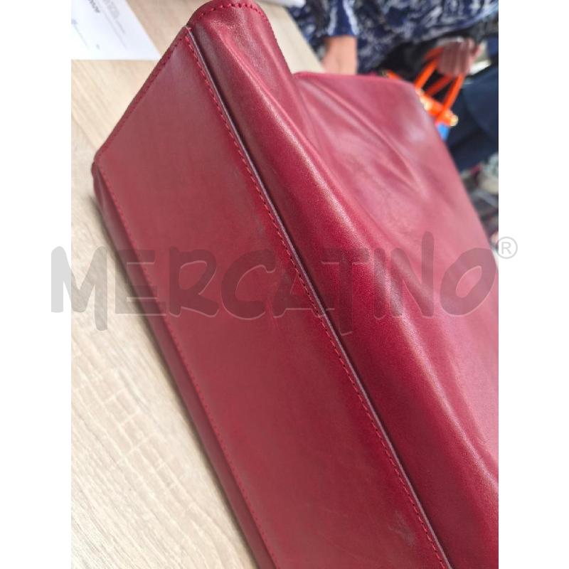 BORSA DONNA THE BRIDGE PELLE ROSSA | Mercatino dell'Usato Arcore 3