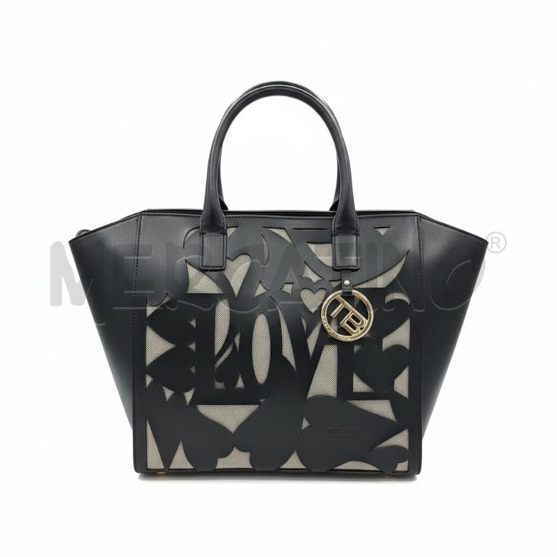 BORSA DONNA TOSCA BLU NERA | Mercatino dell'Usato Arcore 1