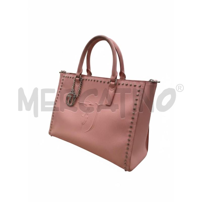 BORSA DONNA TRUSSARDI JEANS ROSA  | Mercatino dell'Usato Arcore 1