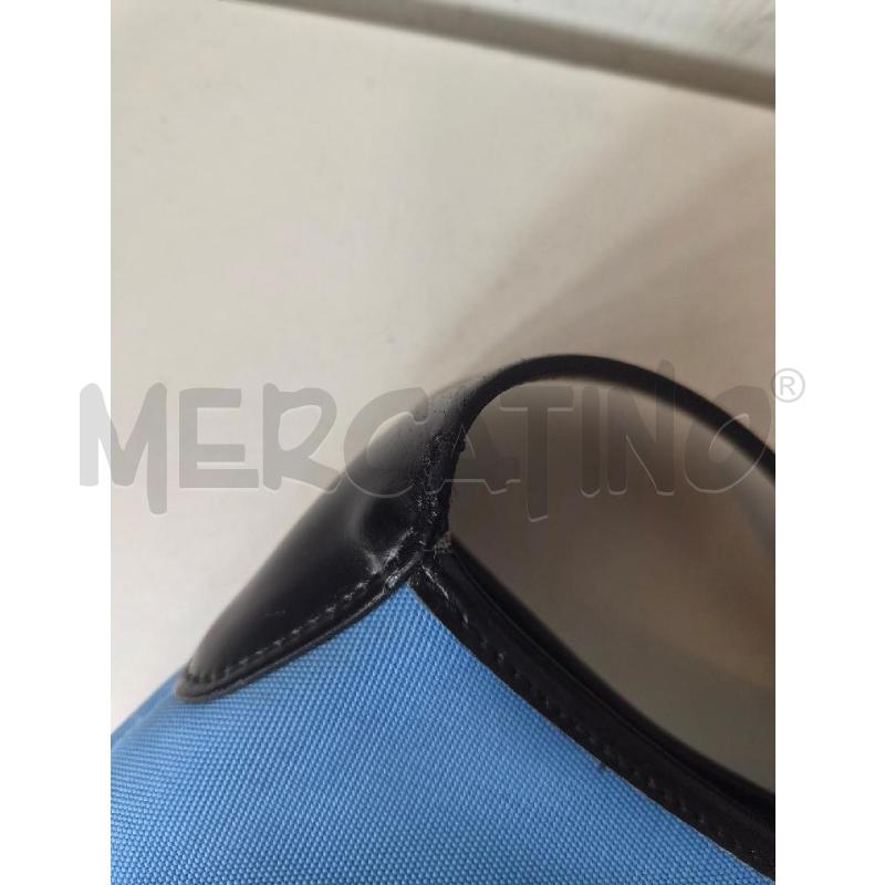 BORSETTA DONNA COCCINELLE BLU NERA  | Mercatino dell'Usato Arcore 3