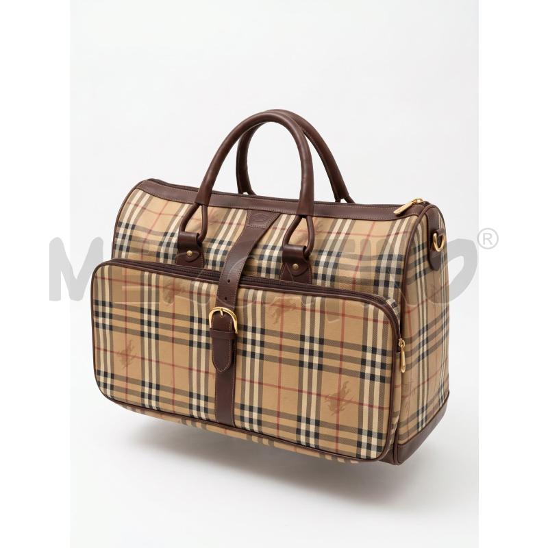 BORSONE PELLE BURBERRY VINTAGE  | Mercatino dell'Usato Arcore 1