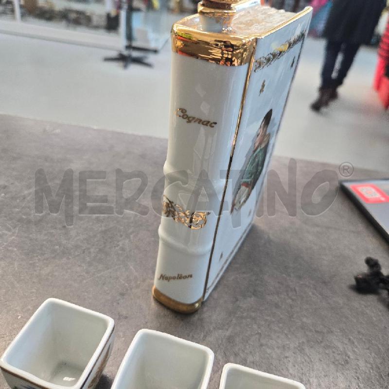 BOTTIGLIA NAPOLEONE + 6 BICCHIERINI LIMOGES PORCELAINE | Mercatino dell'Usato Arcore 3