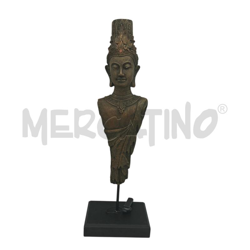 BUDDHA STILE THAILANDESE BASE NERA | Mercatino dell'Usato Arcore 1