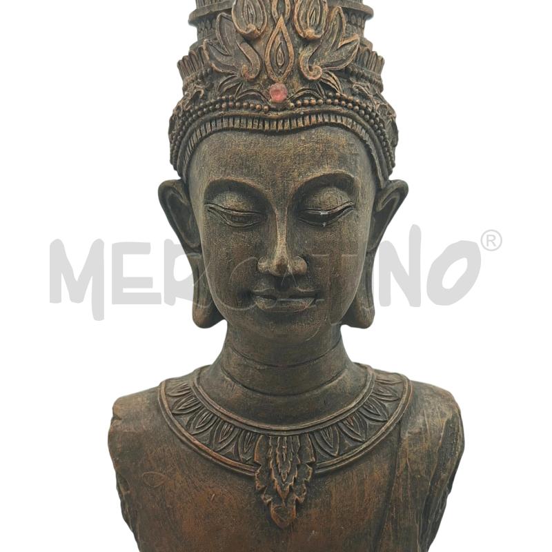 BUDDHA STILE THAILANDESE BASE NERA | Mercatino dell'Usato Arcore 2