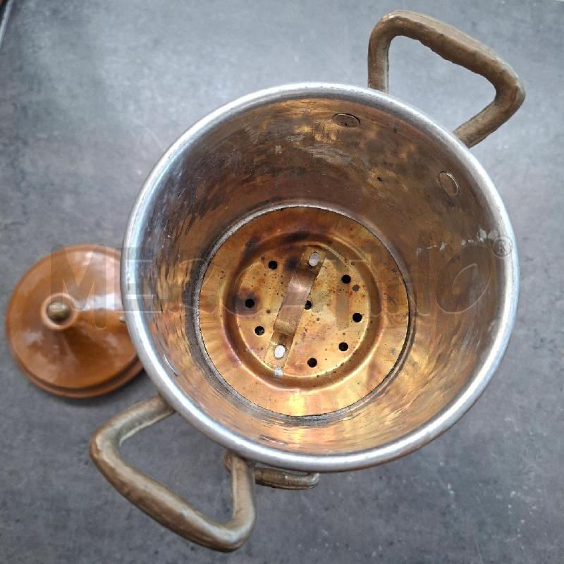 CAFFETTIERA INFUSIERA RAME E OTTONE 35 CM | Mercatino dell'Usato Arcore 2