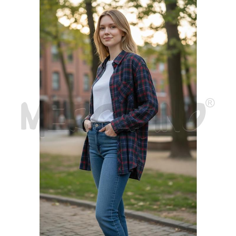 CAMICIA DONNA I BLUES SETA QUADRI TG 44 | Mercatino dell'Usato Arcore 1