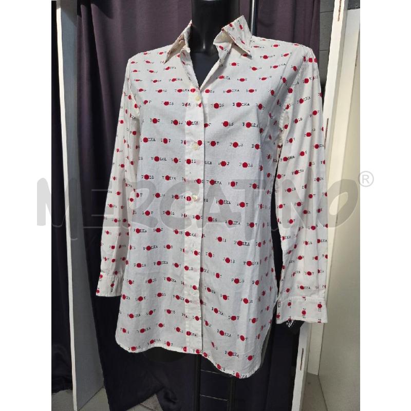 CAMICIA DONNA MOSCHINO JEANS TG 42 SCRITTE  | Mercatino dell'Usato Arcore 1