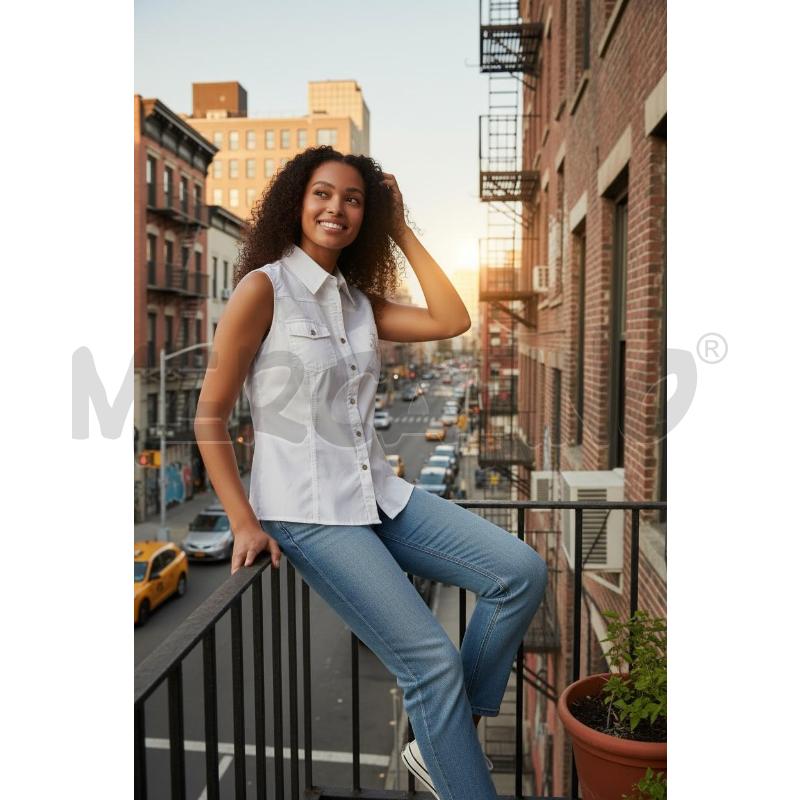 CAMICIA DONNA VERSACE JEANS COUTURE BIANCA SMANICATA TG S | Mercatino dell'Usato Arcore 2