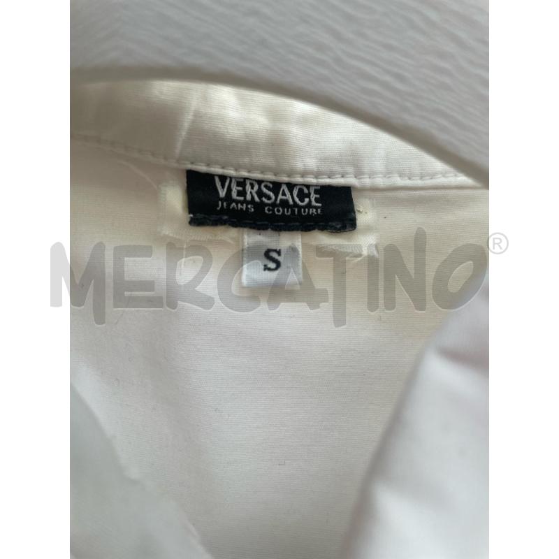 CAMICIA DONNA VERSACE JEANS COUTURE BIANCA SMANICATA TG S | Mercatino dell'Usato Arcore 3