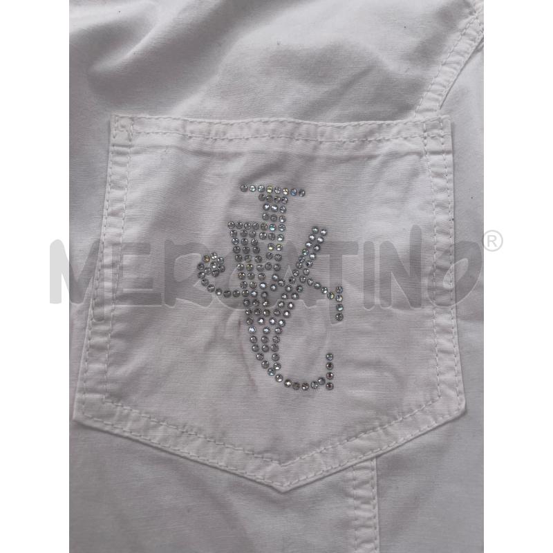 CAMICIA DONNA VERSACE JEANS COUTURE BIANCA SMANICATA TG S | Mercatino dell'Usato Arcore 4