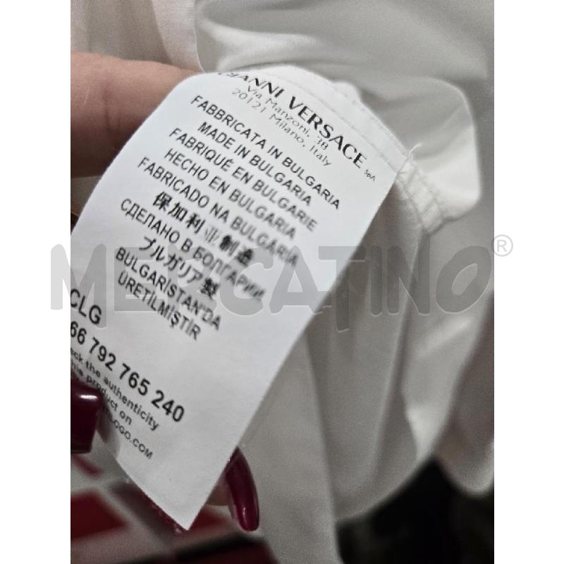 CAMICIA UOMO VERSUS BIANCA TG 50 | Mercatino dell'Usato Arcore 4
