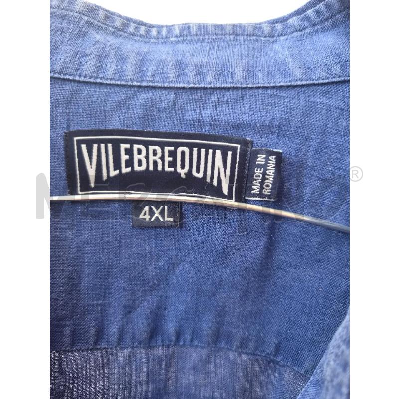 CAMICIA UOMO VILEBREQUIN LINO BLU TG 4XL | Mercatino dell'Usato Arcore 4