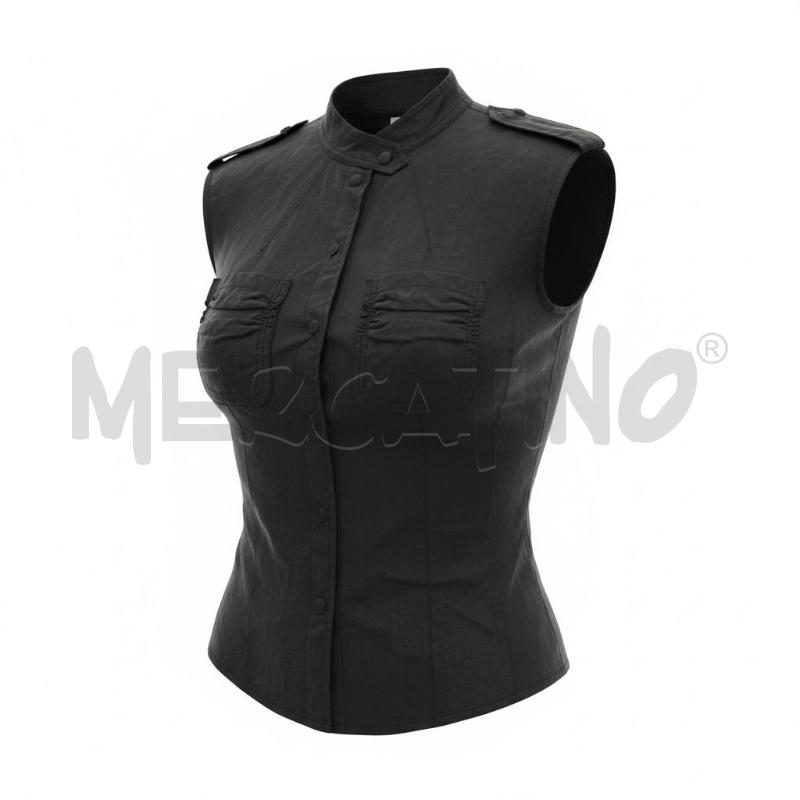 CAMICIA YVES SAINT LAURENT NERA TG S | Mercatino dell'Usato Arcore 1