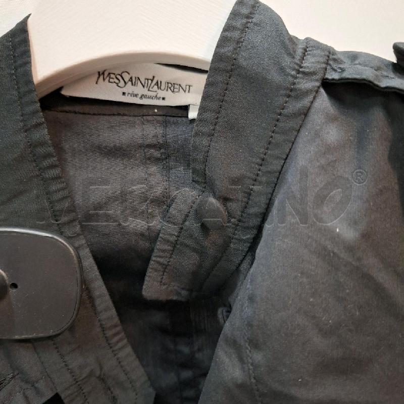 CAMICIA YVES SAINT LAURENT NERA TG S | Mercatino dell'Usato Arcore 2