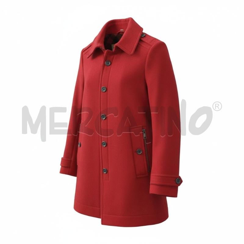 CAPPOTTO DONNA BURBERRY ROSSO TG 48 LANA  | Mercatino dell'Usato Arcore 1