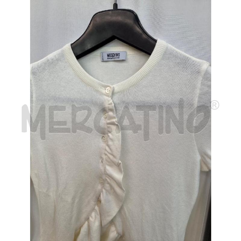 CARDIGAN DONNA MOSCHINO CHEAP&CHIC BIANCO TG S | Mercatino dell'Usato Arcore 2