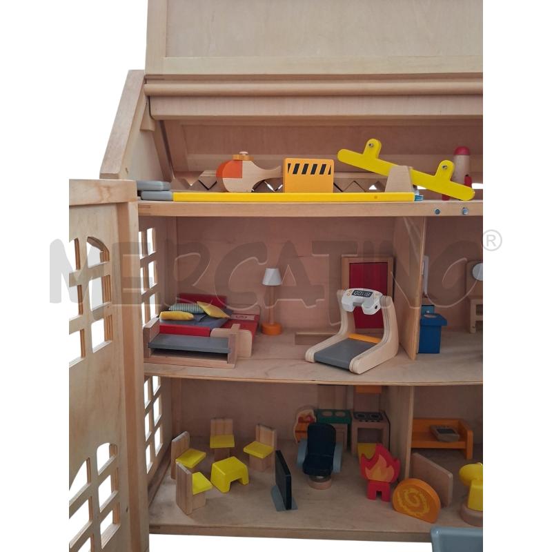 CASA BAMBOLE LEGNO TOYTOPIA  | Mercatino dell'Usato Arcore 4