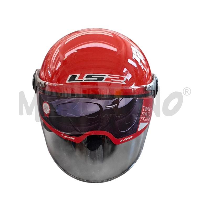 CASCO MOTO ROSSO LS2 | Mercatino dell'Usato Arcore 1