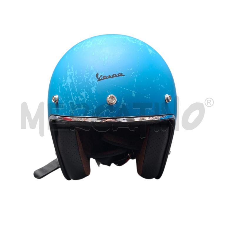 CASCO MOTO VESPA AZZURRO TG. XS | Mercatino dell'Usato Arcore 1