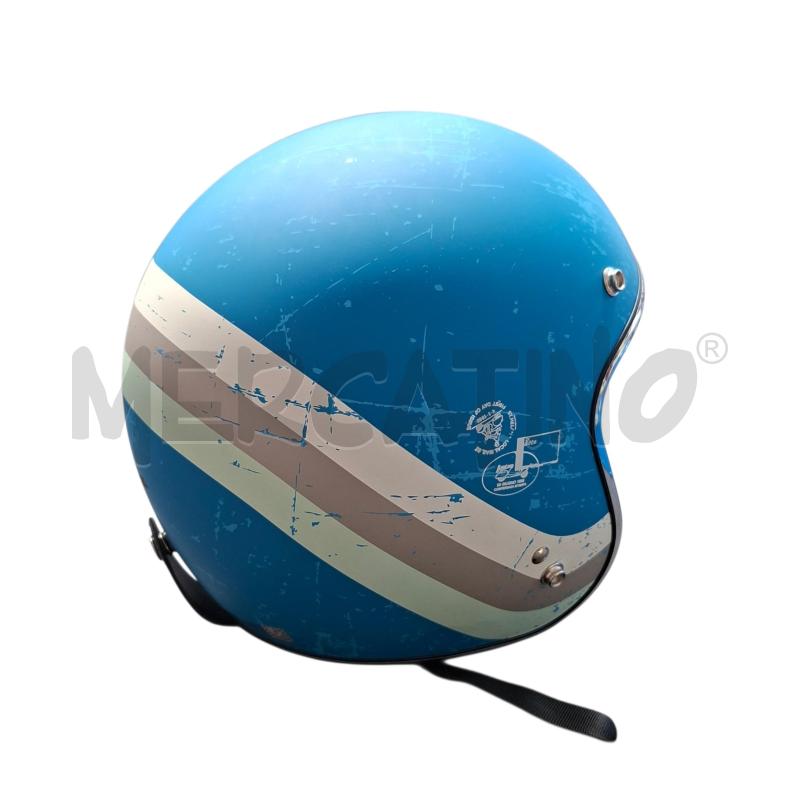 CASCO MOTO VESPA AZZURRO TG. XS | Mercatino dell'Usato Arcore 2