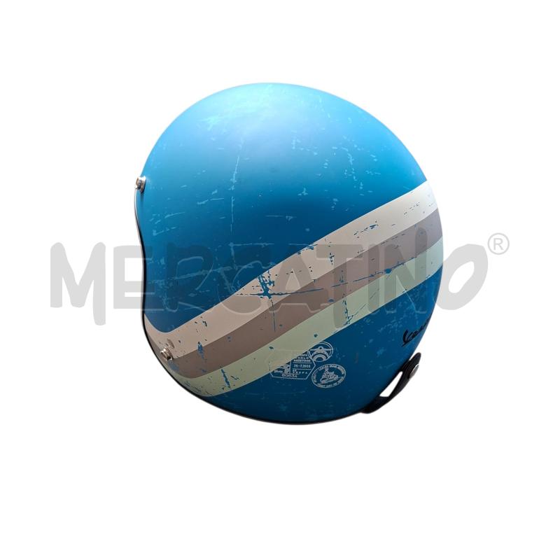 CASCO MOTO VESPA AZZURRO TG. XS | Mercatino dell'Usato Arcore 4