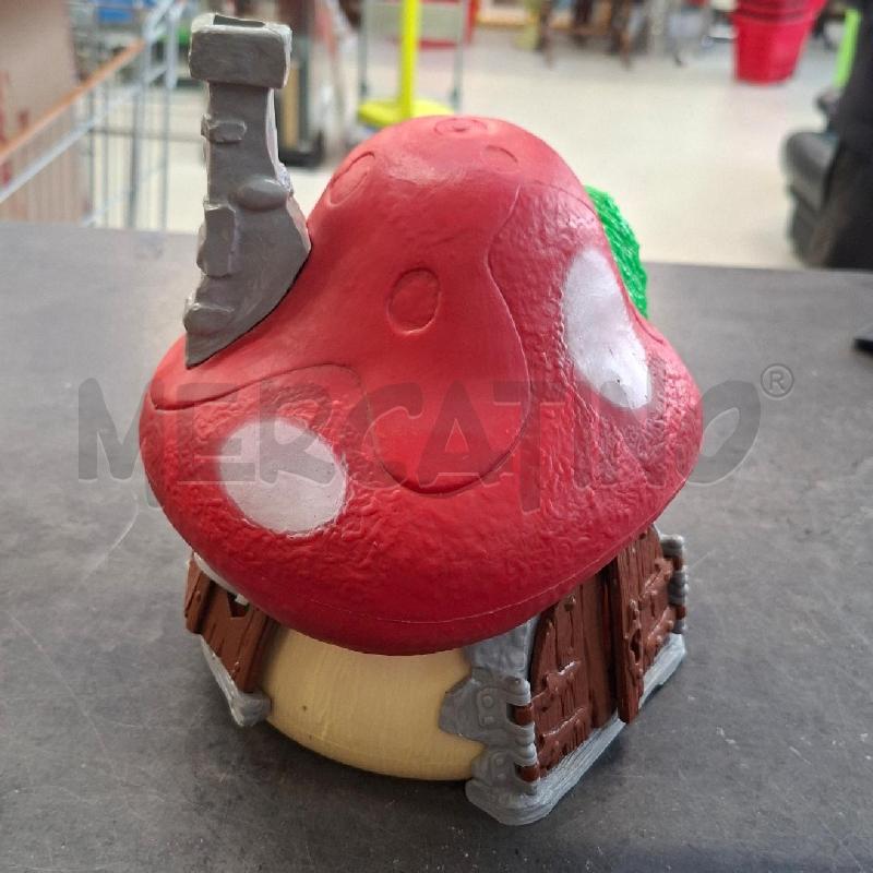 CASETTA PUFFI FUNGO ROSSO PEYO 1976 | Mercatino dell'Usato Arcore 3
