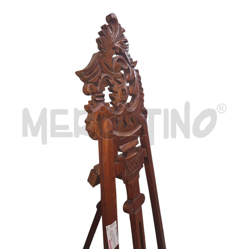CAVALLETTO DA PITTORE LEGNO INSTARSIATO  | Mercatino dell'Usato Arcore 3
