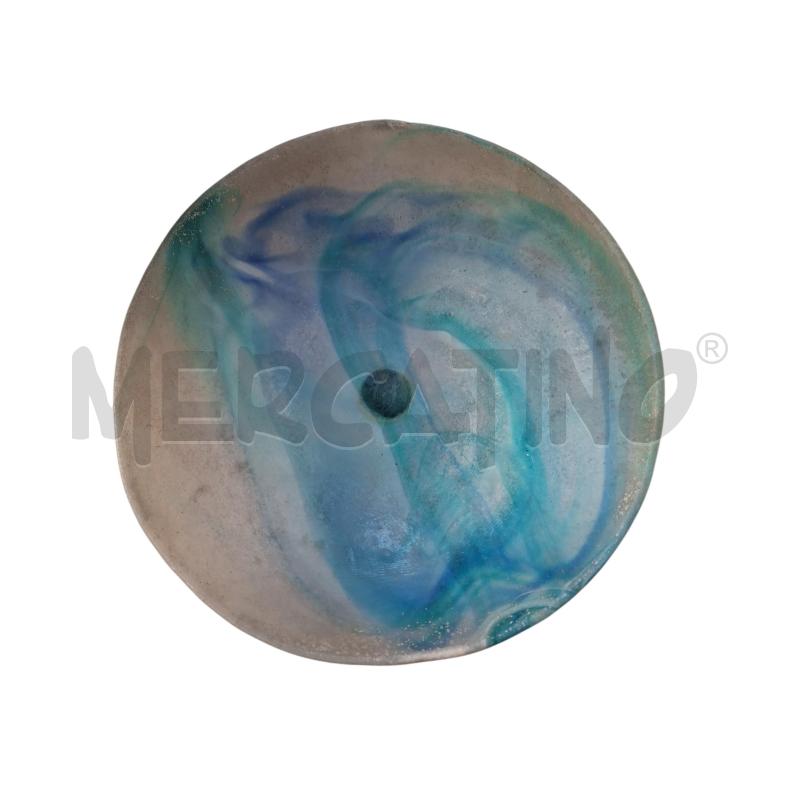 CENTROTAVOLA VETRO AZZURRO  | Mercatino dell'Usato Arcore 3