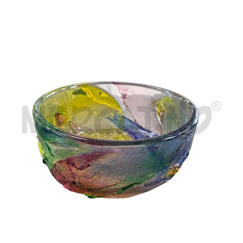 CENTROTAVOLA VETRO ROTONDO E COLORATO  | Mercatino dell'Usato Arcore 2
