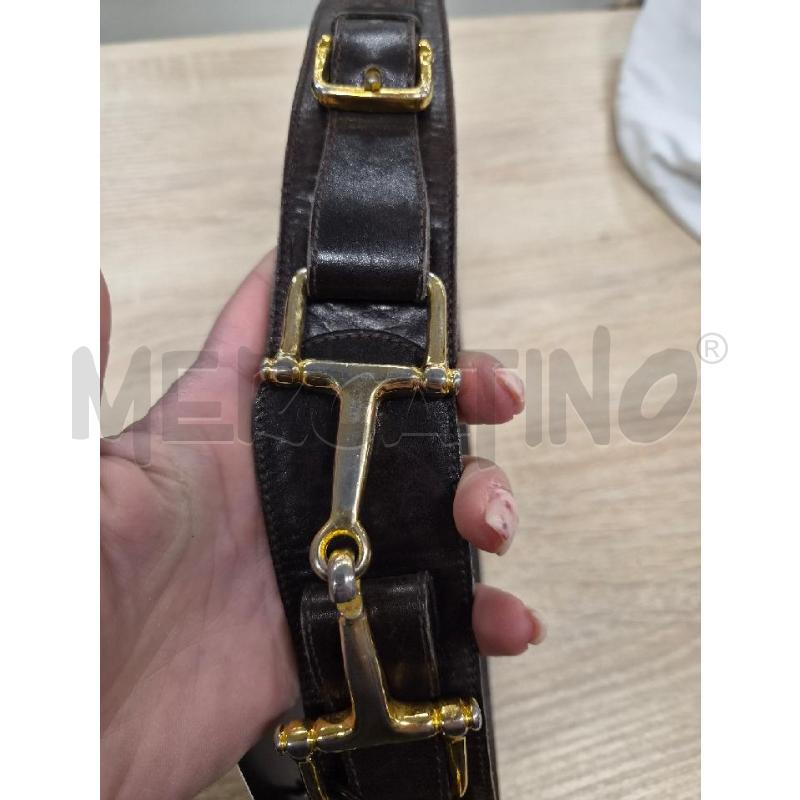 CINTURA DONNA CÈLINE MARRONE IN PELLE  | Mercatino dell'Usato Arcore 5